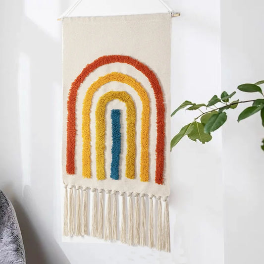 Handmade  Boho Macrame Wall Hanger Tapestry