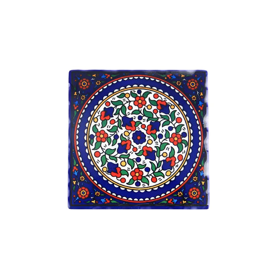 Mandala Style Ceramic Coasters (6 PCs)