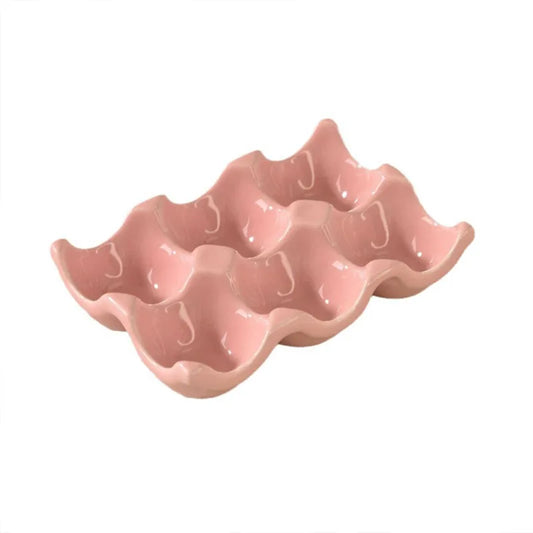 Pastel Colored Ceramic Egg Holders