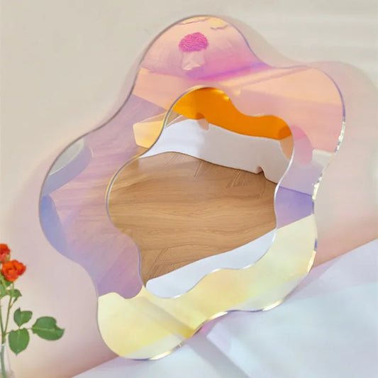 Flower Rainbow Iridescent Mirror - Dekorwright 