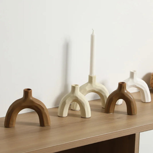 Minimalist Arc Candle Holders - Dekorwright 