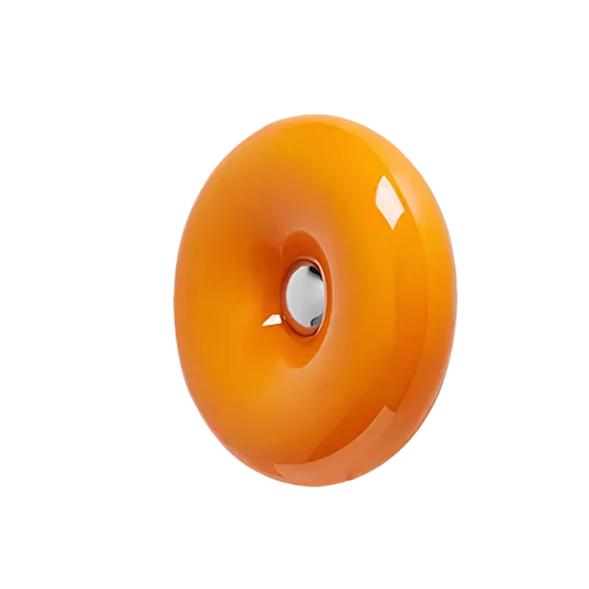 Dimmable Orange Glass Wall Lamp