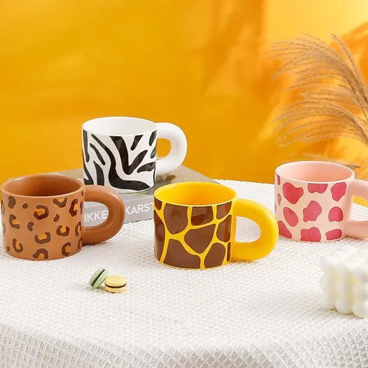 Animal Print Mugs